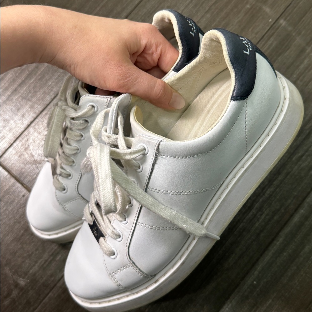 Lauren RLL White Casual Women Sneakers